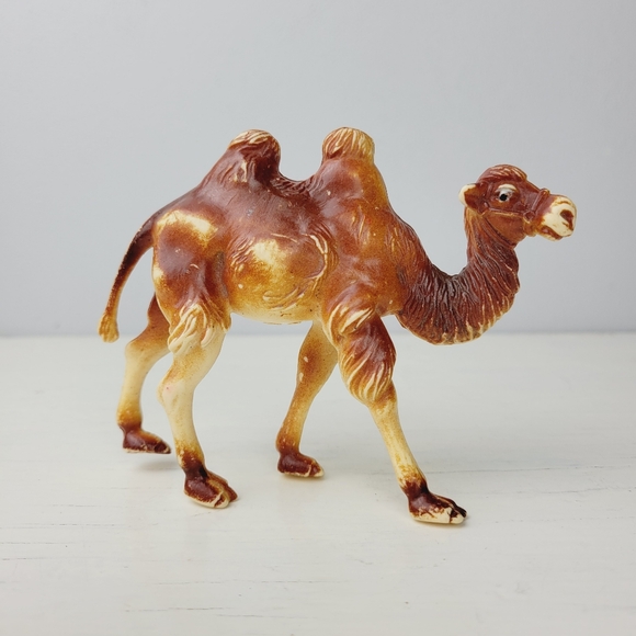 Vintage Zoo Animals Play Set Zebra Giraffe Camel Rhino Donkey made in  Hong Kong - Picture 4 of 16